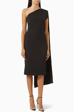 ET OCHS Quinn One-shoulder Midi Dress