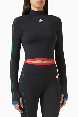 Casablanca Sports Crop Top