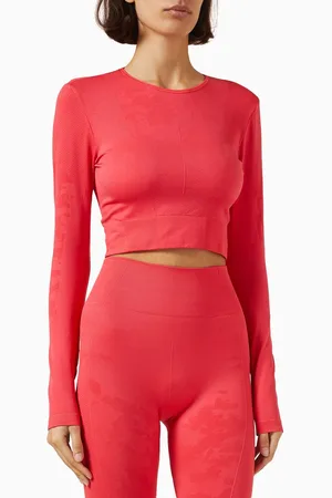 adidas X Stella McCartney Long-sleeve Yoga Top in Recycled Nylon