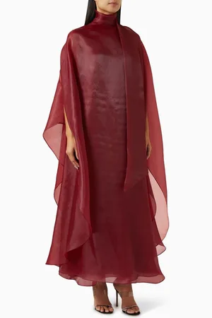Roua AlMawally Two-piece Kaftan in Organza