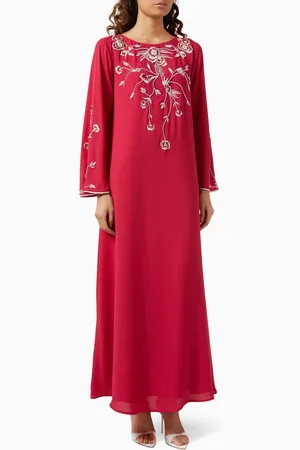 Eleganza Exclusive Floral Embroidered Kaftan