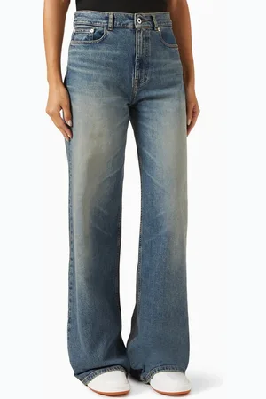 Kenzo Ayame Distressed Jeans in Denim