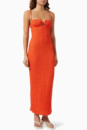 Montce Petal Maxi Dress in Stretch-nylon