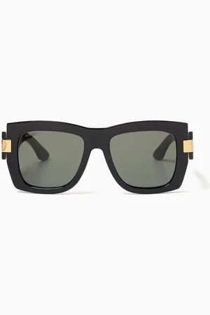 Gucci Rectangular Oversized Sunglasses in Acetate