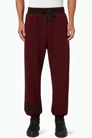Dolce & Gabbana DG Logo Jogging Pants in Cotton Jersey