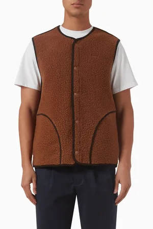 Foret Tulip Vest in Sherpa-fleece