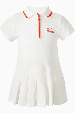 Fendi Polo Dress in Cotton Piqué