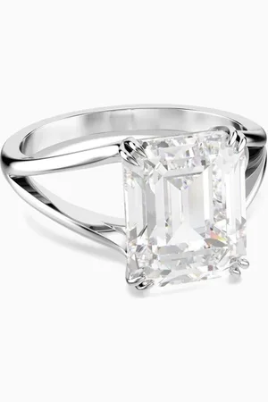 Swarovski Stilla Crystal Ring in Silver-tone Metal