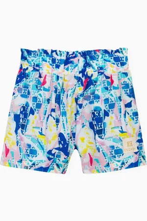 Escada Logo Print Shorts