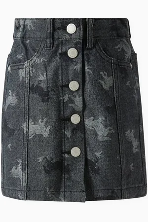 Molo Denim Mini Skirt in Cotton
