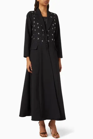 Serrb Signature Embroidered Abaya