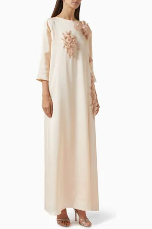 Ruya Floral Applique Kaftan