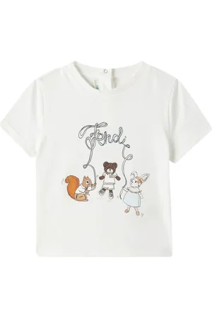 Fendi Graphic Print T-Shirt in Cotton