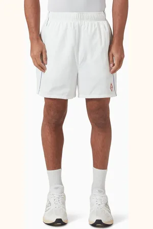 Casablanca Midnight Acropolis Windbreaker Shorts in Taffeta
