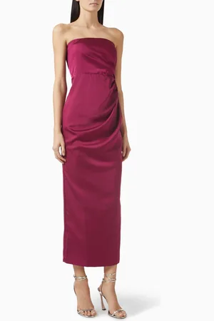 Elle Zeitoune Eliza Gathered Maxi Dress