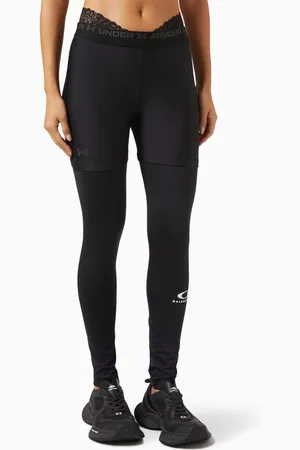 Balenciaga X Under Armour Layered Leggings in Jersey & Lace