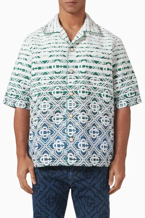 Casablanca Monogram Gradient Shirt in Towelling Fabric