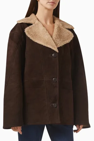Reformation Veda Luca Jacket in Suede