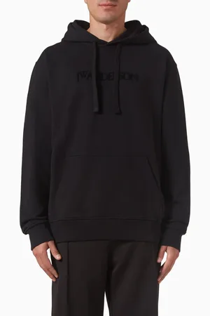 J.W.Anderson Logo-embroidered Hoodie in Cotton Jersey