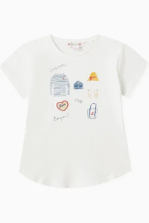 BONPOINT Aada Graphic T-shirt in Cotton