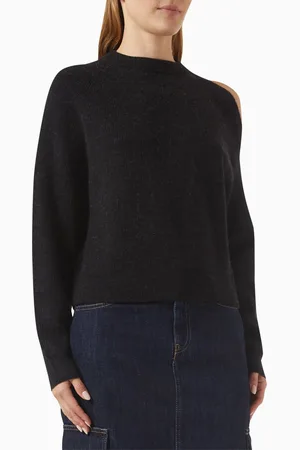 MARELLA Shoulder Cut-out Sweater in Wool Blend