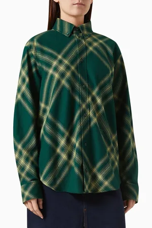 Burberry Check Shirt in Wool