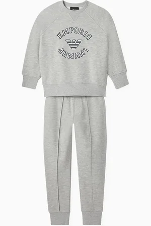 Emporio Armani Logo Tracksuit in Cotton-blend
