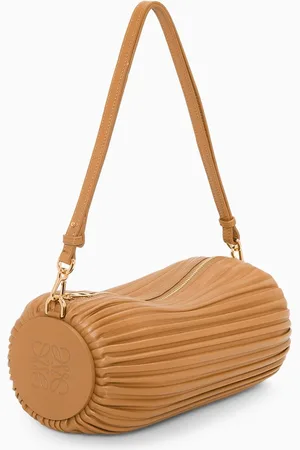 Loewe Bracelet Pouch in Pleated Nappa & Brass