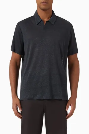 ONIA Shaun Polo Shirt in Linen