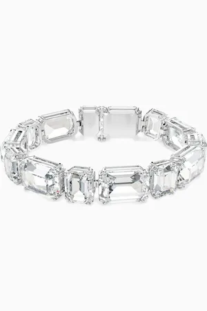 Swarovski Millenia Crystal Bracelet in Rhodium-plated Metal