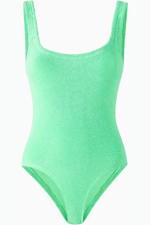 Hunza G Square Neck One-Piece Swimsuit in Original Crinkle™