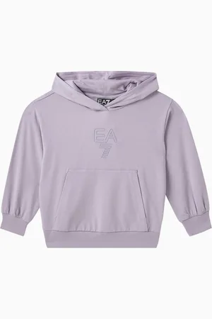 Emporio Armani EA7 Logo Hoodie in Cotton