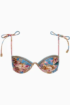 Agua Bendita Donna Underwire Bikini Top in Recycled Polyester Blend