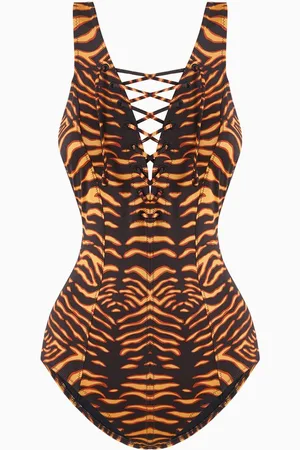 ULLA JOHNSON Halia Maillot One-piece Swimsuit in Stretch Nylon