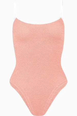 Hunza G Pamela One-piece Swimsuit in Original Crinkle™