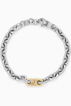 Emporio Armani Two-tone Chain Bracelet in Stainless Steel