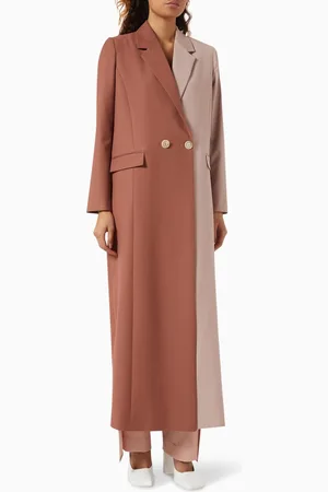 Bouguessa Hend Long Blazer in Wool Blend