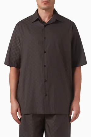OFF-WHITE Bowling Shirt in Cotton-blend Jacquard