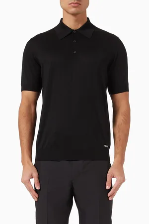 Prada Polo Shirt in Silk-knit