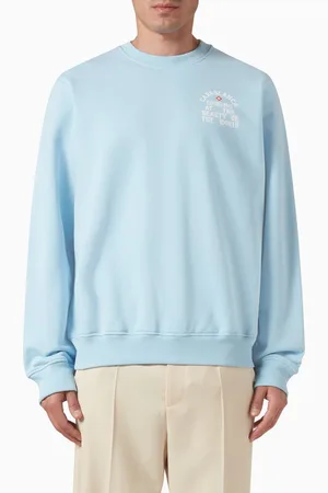 Casablanca Text-print Sweatshirt in Cotton