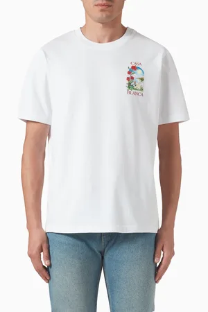 Casablanca LA Days T-shirt in Cotton Jersey