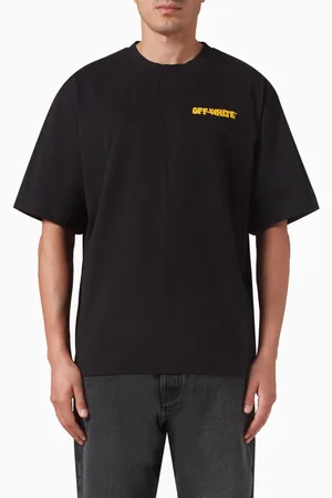 OFF-WHITE Puffy Logo Skate T-shirt in Cotton
