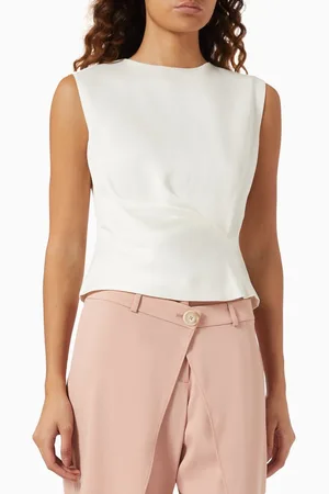 Bouguessa Anouk Top in Cupro Blend