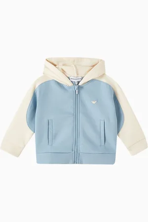 Emporio Armani Colour-Block Logo Hoodie