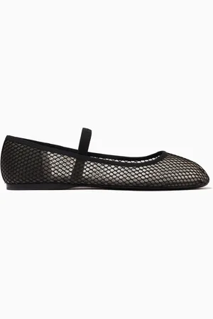 Kate Spade Riley Mary Jane Ballet Flats in Mesh & Leather