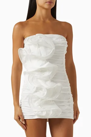 CHARO RUIZ IBIZA Orbet Ruffle Mini Dress in Cotton Blend