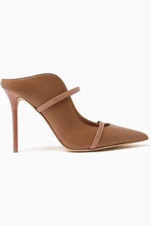 MALONE SOULIERS Maureen 100 Mules in Nappa & Patent Leather