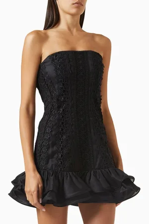 CHARO RUIZ IBIZA Pralle Mini Dress in Lace