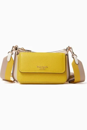 Kate Spade Double-up Two-tone Crossbody Bag in Leather