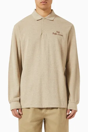 Ralph Lauren Collared Logo Sweatshirt in Cotton